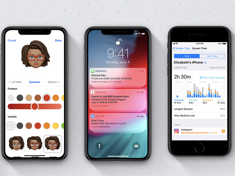 نظام أبل الجديد iOS 12 خرج إلى العلن